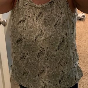 Talbots silky blouse